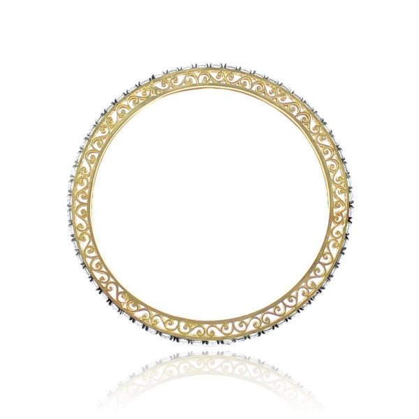 Custom made Tinsel 0.14 Pointer Moissanite Bangle by Solitairz Affair