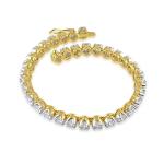 Custom made Tinsel 0.14 Pointer Moissanite Bracelet by Solitairz Affair