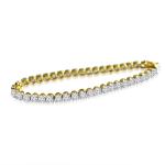 Custom made Tinsel 0.14 Pointer Moissanite Bracelet by Solitairz Affair