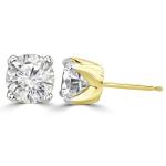 Custom Made Splendid Studs Moissanite Earrings by Solitairz