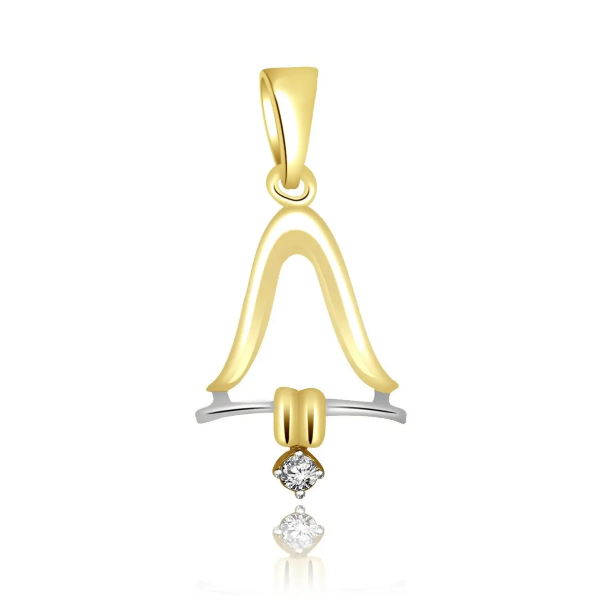 Custom made Lavaliere Moissanite Pendant by Solitairz Affair