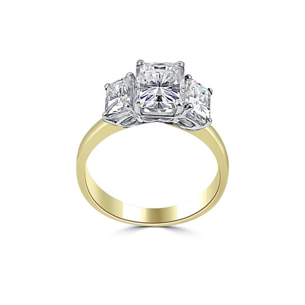 Custom Made Seat Moissanite Ring by Solitairz Affair