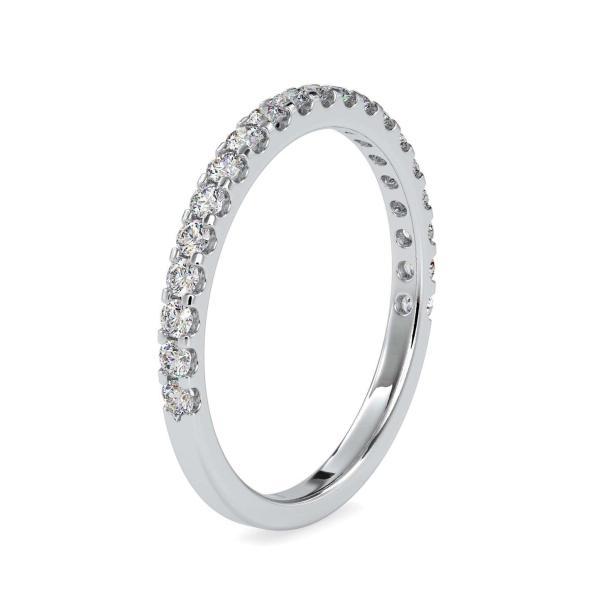 Custom Made Ana Eternity Moissanite Ring by Solitairz Affair