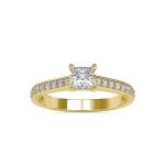 Custom Made Delight Moissanite Ring by Solitairz Affair