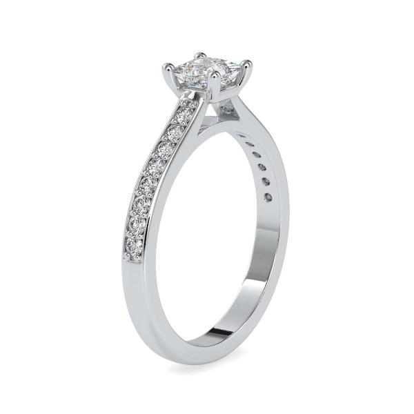 Custom Made Delight Moissanite Ring by Solitairz Affair