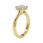 Custom Made Sol Solitaire Engagement Moissanite Ring by Solitairz Affair