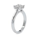 Custom Made Sol Solitaire Engagement Moissanite Ring by Solitairz Affair