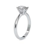 Custom Made Pep Glow Solitaire Engagement Moissanite Ring by Solitairz Affair