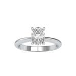 Custom Made Pep Glow Solitaire Engagement Moissanite Ring by Solitairz Affair