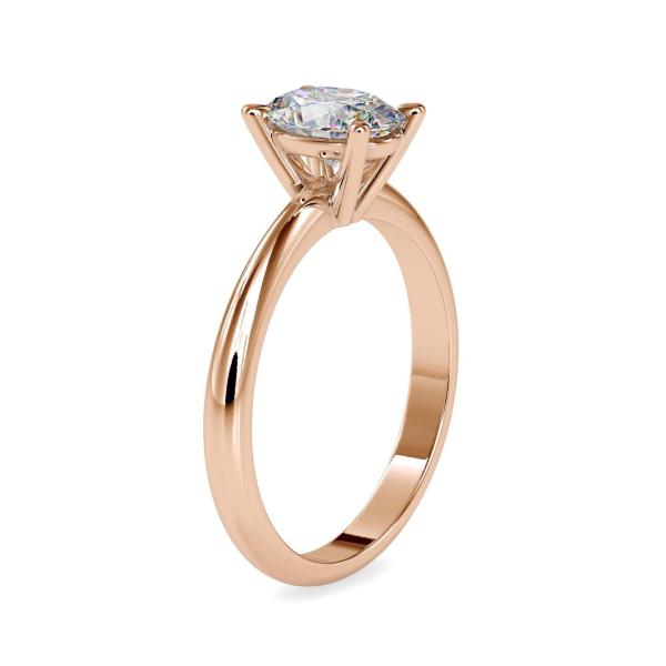 Custom Made Pep Glow Solitaire Engagement Moissanite Ring by Solitairz Affair