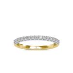 Custom Made Lily Eternity Moissanite Ring by Solitairz Affair