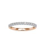 Custom Made Lily Eternity Moissanite Ring by Solitairz Affair