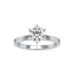 Custom Made Sophia Solitaire Engagement Moissanite Ring by Solitairz Affair