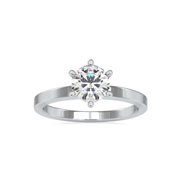 Custom Made Sophia Solitaire Engagement Moissanite Ring by Solitairz Affair