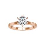 Custom Made Sophia Solitaire Engagement Moissanite Ring by Solitairz Affair