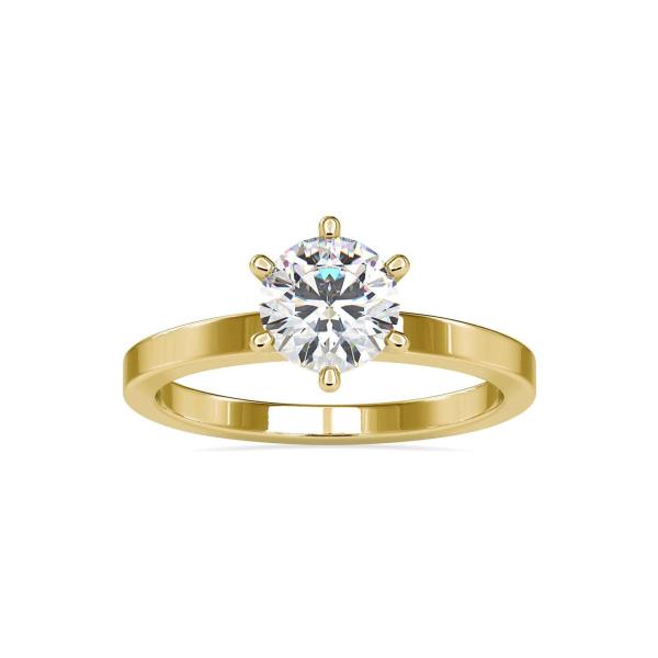 Custom Made Sophia Solitaire Engagement Moissanite Ring by Solitairz Affair