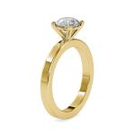 Custom Made Lillian Solitaire Engagement Moissanite Ring by Solitairz Affair