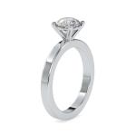 Custom Made Lillian Solitaire Engagement Moissanite Ring by Solitairz Affair