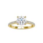 Custom Made Keren Solitaire Engagement Moissanite Ring by Solitairz Affair