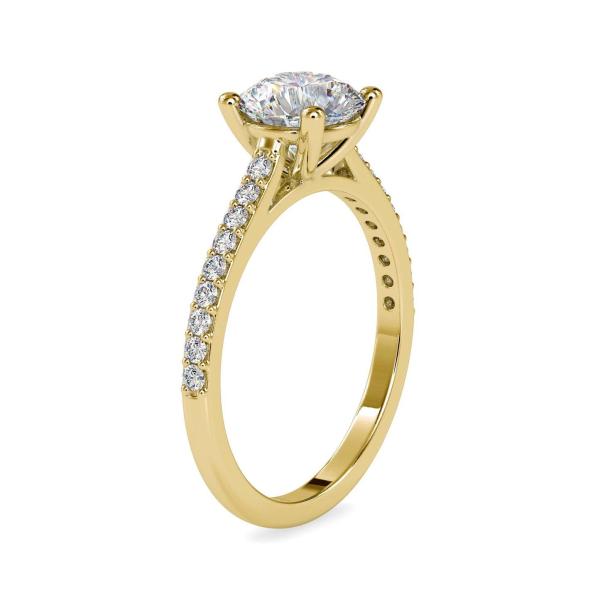 Custom Made Keren Solitaire Engagement Moissanite Ring by Solitairz Affair