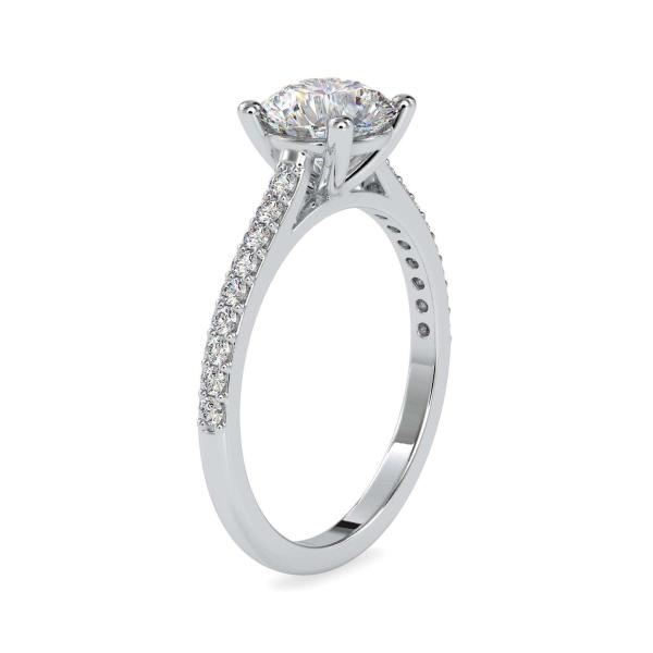 Custom Made Keren Solitaire Engagement Moissanite Ring by Solitairz Affair