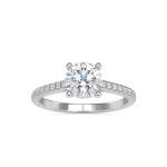 Custom Made Keren Solitaire Engagement Moissanite Ring by Solitairz Affair