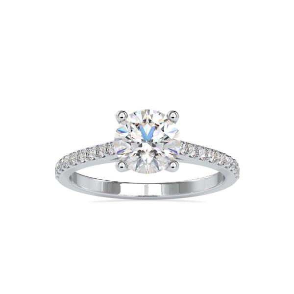 Custom Made Keren Solitaire Engagement Moissanite Ring by Solitairz Affair