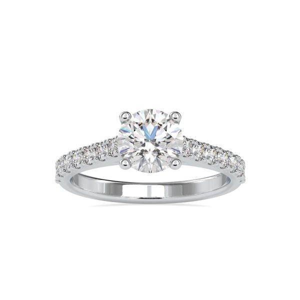 Custom Made Emelia Solitaire Engagement Moissanite Ring by Solitairz Affair