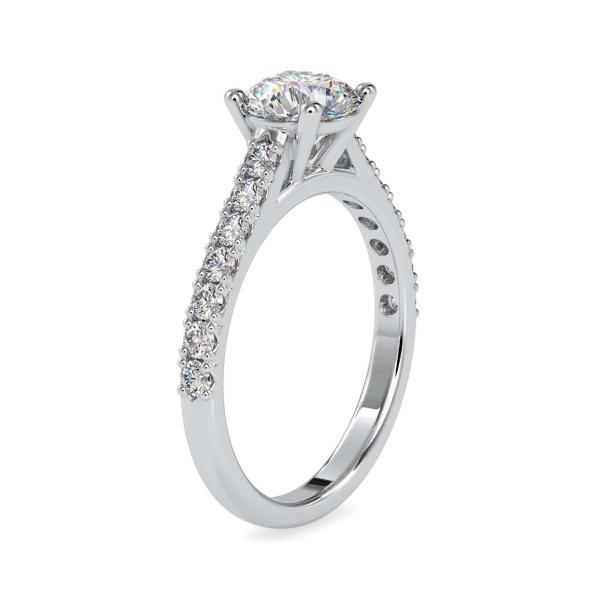 Custom Made Emelia Solitaire Engagement Moissanite Ring by Solitairz Affair