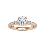 Custom Made Emelia Solitaire Engagement Moissanite Ring by Solitairz Affair