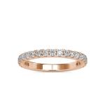 Custom Made Sleek Eternity Moissanite Ring by Solitairz Affair