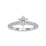 Custom Made Layla Solitaire Engagement Moissanite Ring by Solitairz Affair