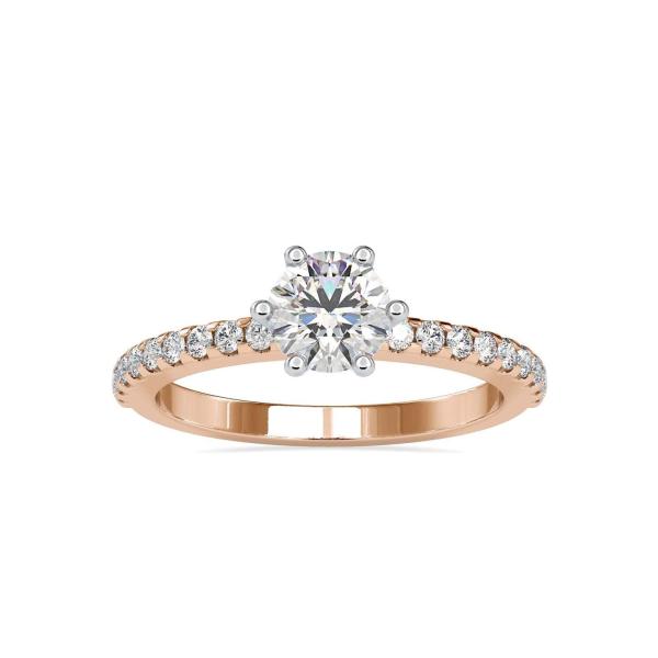 Custom Made Emma Solitaire Engagement Moissanite Ring by Solitairz Affair