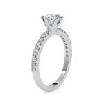 Custom Made Emma Solitaire Engagement Moissanite Ring by Solitairz Affair