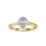 Custom Made Daisy Moissanite Ring by Solitairz Affair