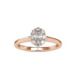 Custom Made Daisy Moissanite Ring by Solitairz Affair