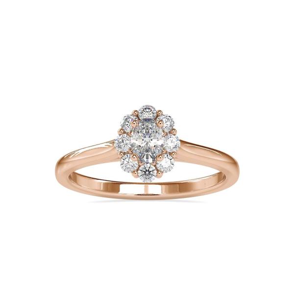 Custom Made Daisy Moissanite Ring by Solitairz Affair