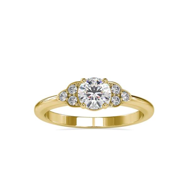 Custom Made Emilie Solitaire Engagement Moissanite Ring by Solitairz Affair