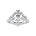 Custom Made Invent Moissanite Ring by Solitairz Affair
