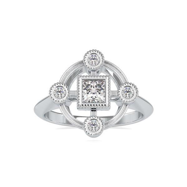 Custom Made Invent Moissanite Ring by Solitairz Affair