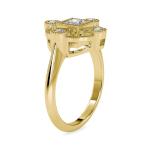 Custom Made Invent Moissanite Ring by Solitairz Affair