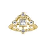 Custom Made Invent Moissanite Ring by Solitairz Affair