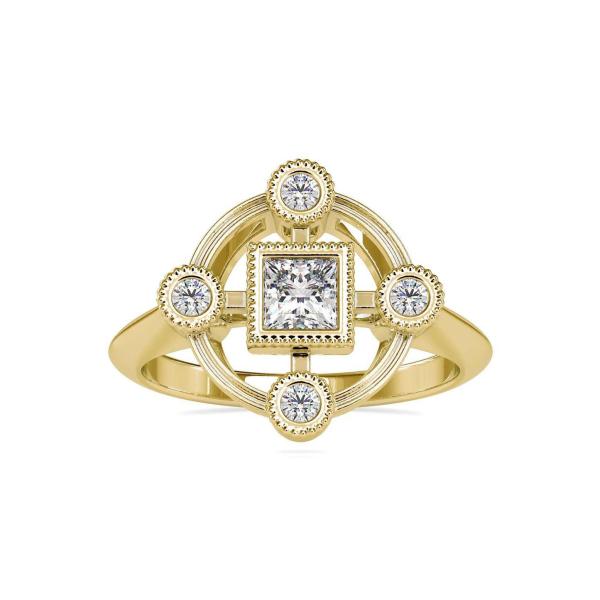 Custom Made Invent Moissanite Ring by Solitairz Affair