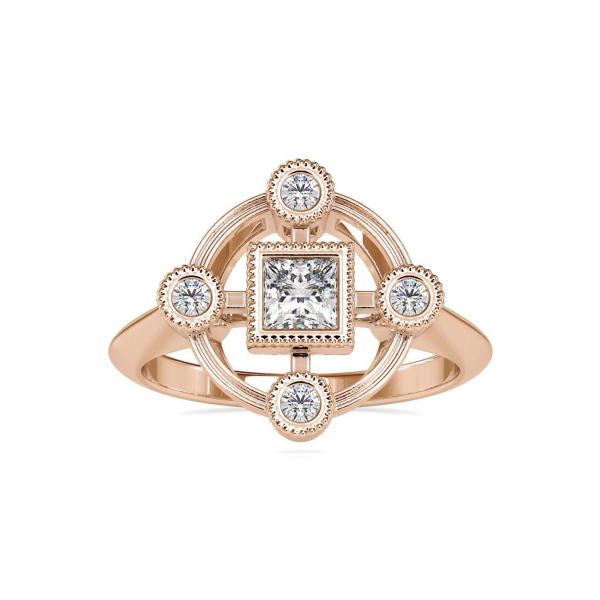 Custom Made Invent Moissanite Ring by Solitairz Affair
