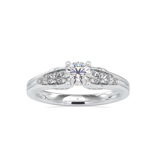 Custom Made Natalia Solitaire Engagement Moissanite Ring by Solitairz Affair