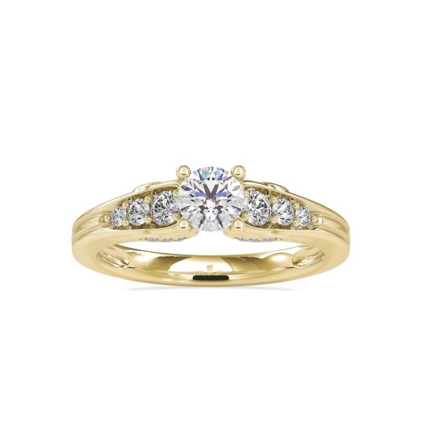 Custom Made Natalia Solitaire Engagement Moissanite Ring by Solitairz Affair