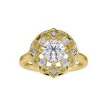 Custom Made Victoria Moissanite Ring by Solitairz Affair