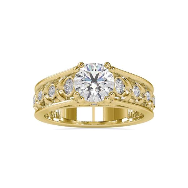 Custom Made Viva Solitaire Engagement Moissanite Ring by Solitairz Affair