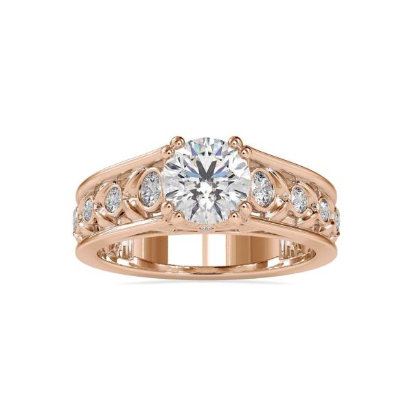 Custom Made Viva Solitaire Engagement Moissanite Ring by Solitairz Affair