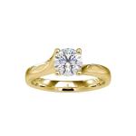 Custom Made Naomi Solitaire Engagement Moissanite Ring by Solitairz Affair